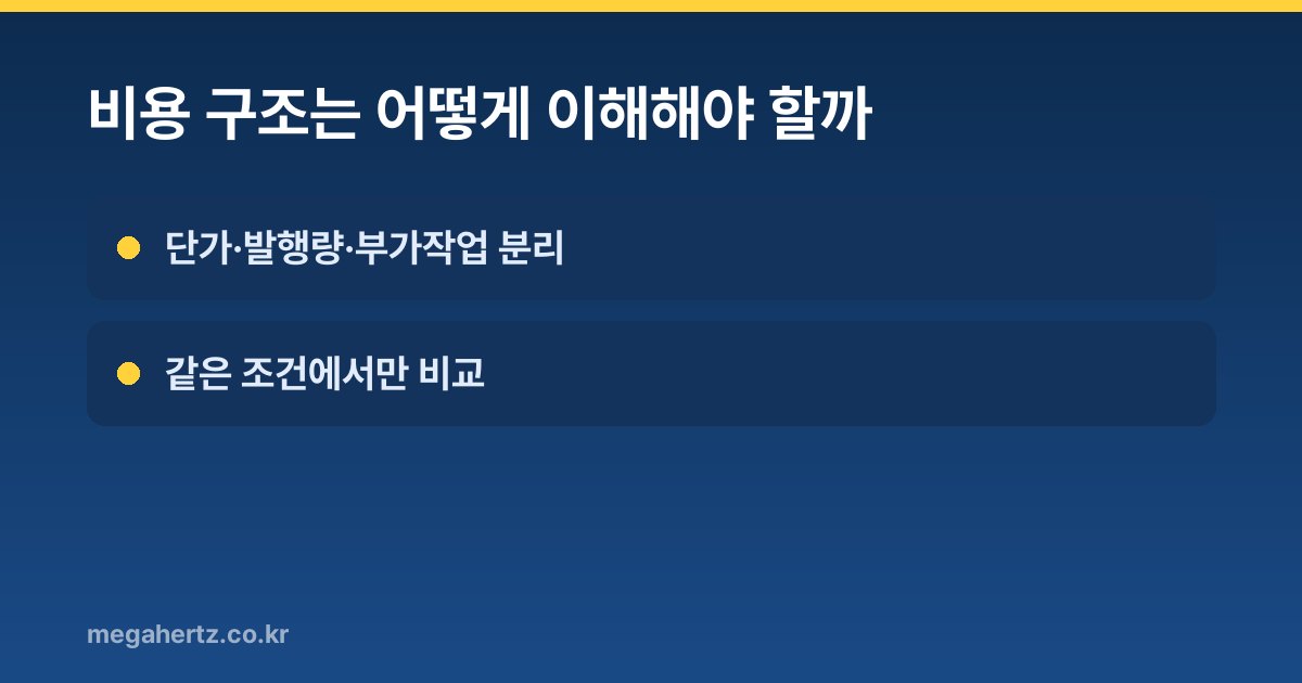 비용 구조는 어떻게 이해해야 할까