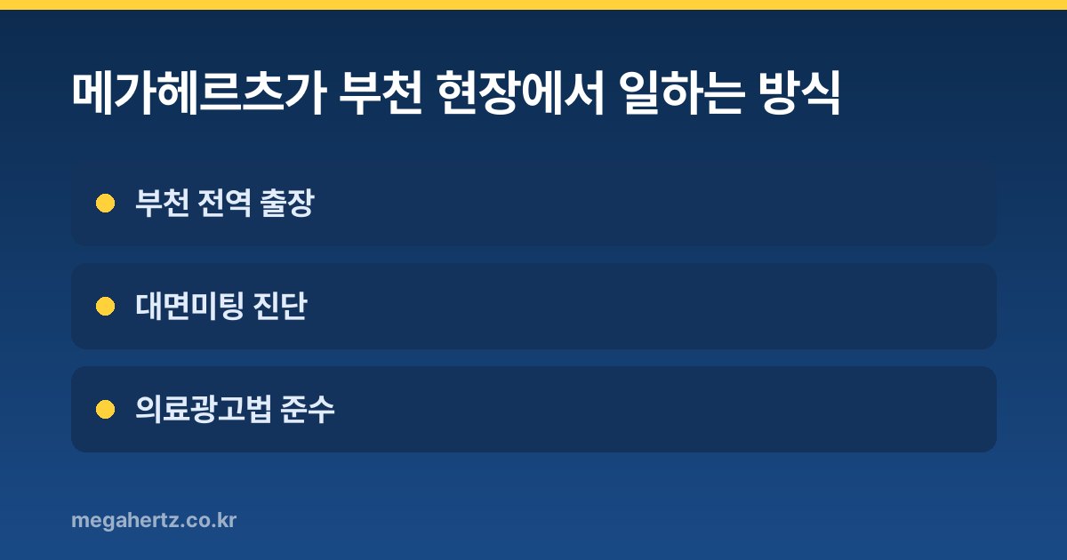 메가헤르츠가 부천 현장에서 일하는 방식