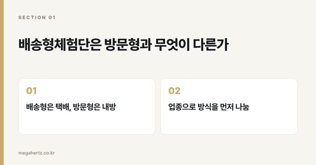 배송형체험단은 방문형과 무엇이 다른가