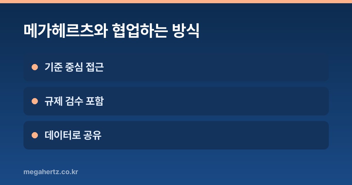 메가헤르츠와 협업하는 방식