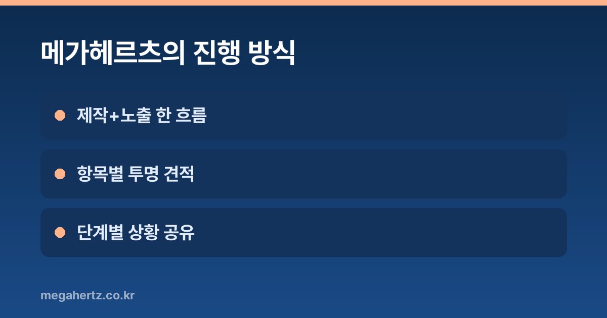 메가헤르츠의 진행 방식