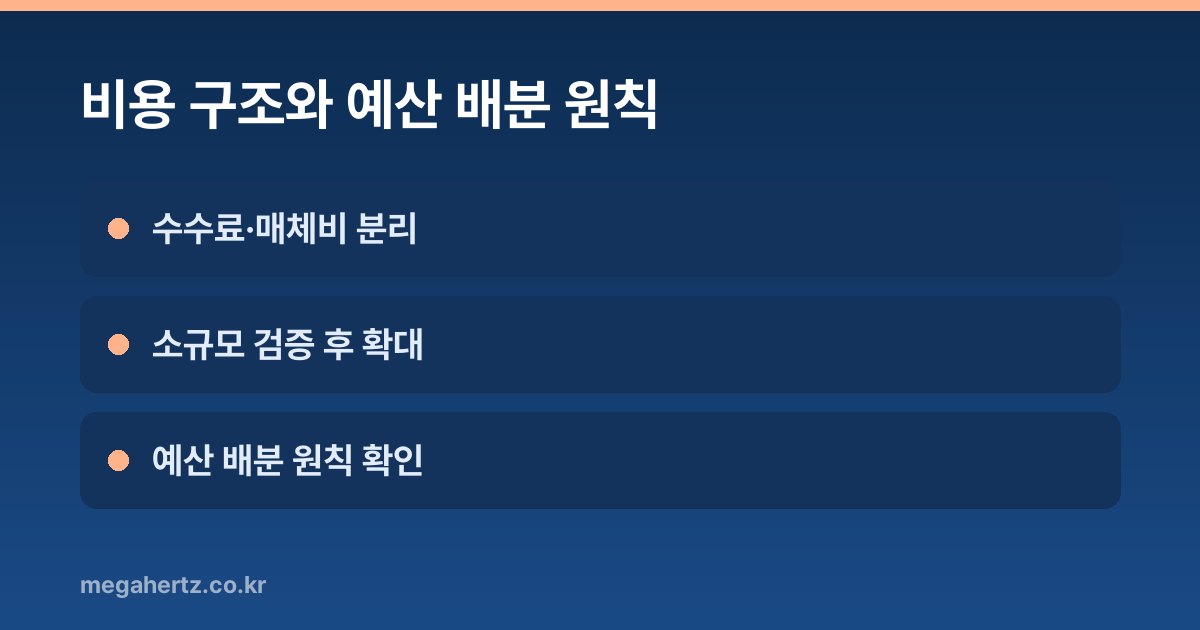 비용 구조와 예산 배분 원칙