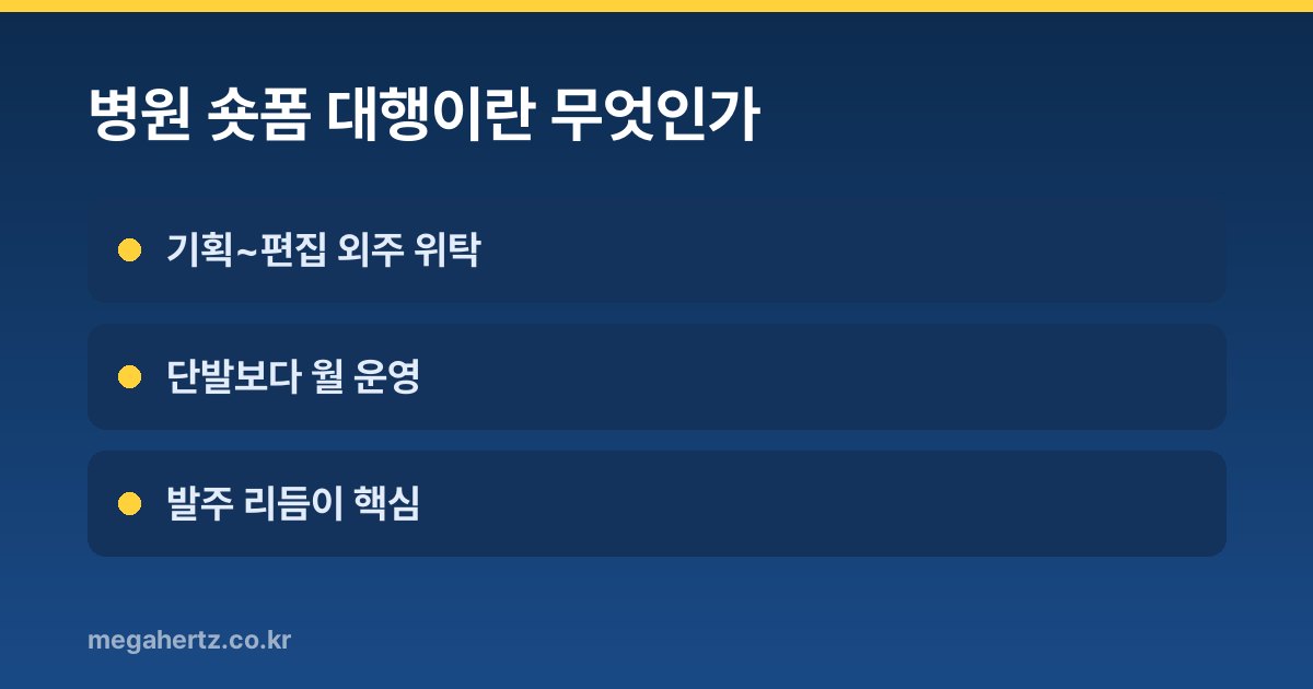 병원 숏폼 대행이란 무엇인가