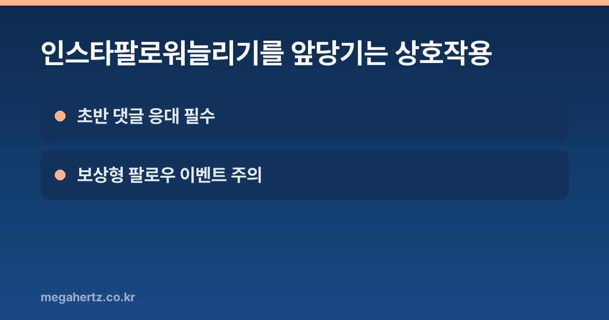 인스타팔로워늘리기를 앞당기는 상호작용