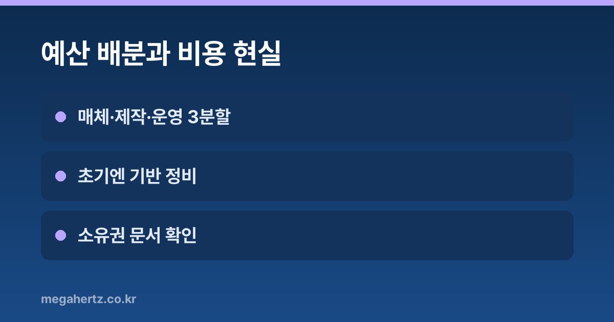 예산 배분과 비용 현실