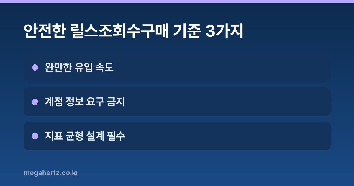 안전한 릴스조회수구매 기준 3가지
