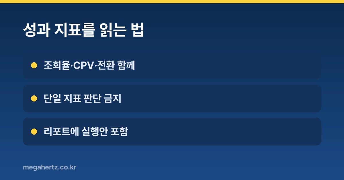 성과 지표를 읽는 법