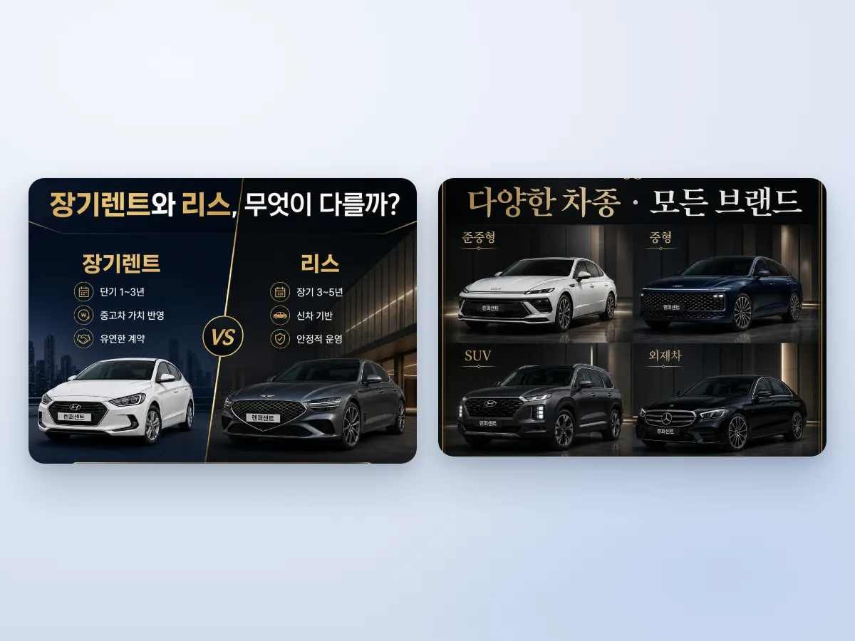 인테리어 마케팅 대행 작업 예시: 상품 비교 카드뉴스